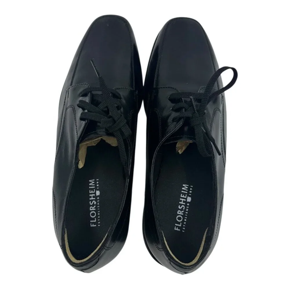 Florsheim Richfield, Men's‎ Size: 7 D, Ultimo Black Genuine Leather Upper NIB